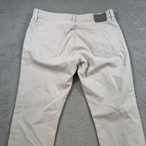S Adriano Goldschmied Pants Men's 34x29 Grey AG The Everett Slim Straight Chino - Picture 9 of 11